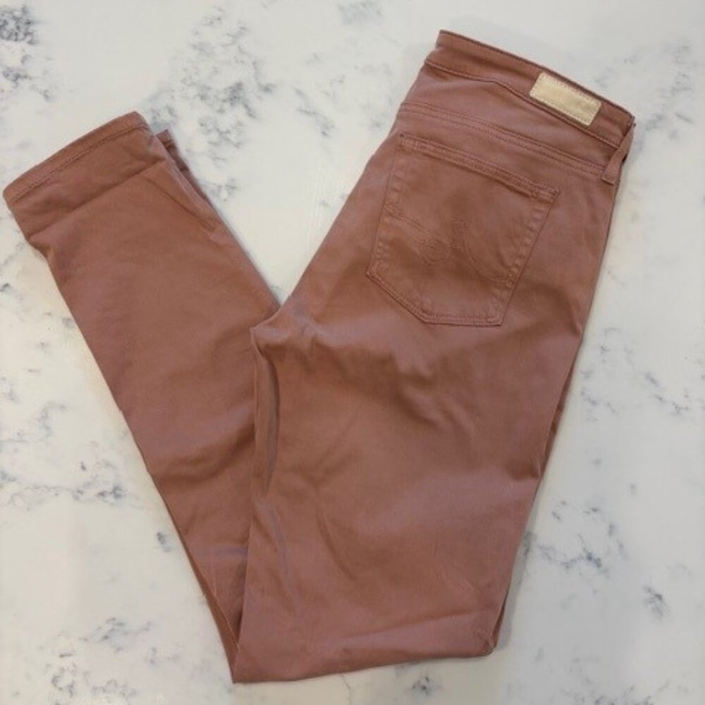 NWOT AG Prima Cigarette Leg Dusty Rose Jeans, size 29